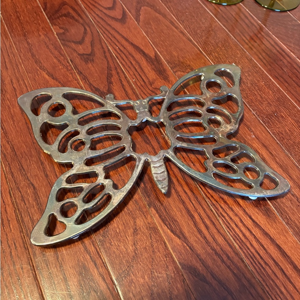Leonard Silver Plated Butterfly Trivet